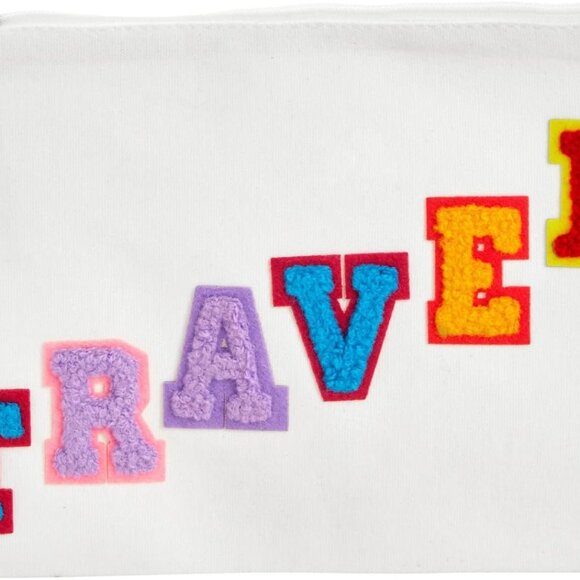 Canvas Pencil Case Pouch Set - 12-Pack, 8 x 6 in, Off White - Canvas Zip Pouches - Picture 8 of 9